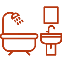 Bathroom remodel icon